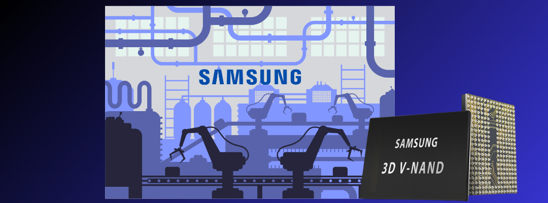 Samsung начала производство памяти V-NAND, на 33% более производительной и на 10% более энергоэффективной